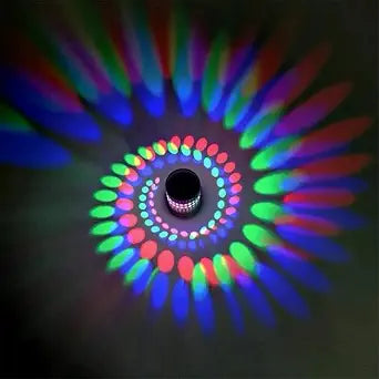 Zest Blissbells 3W Spiral LED Decorative Light – Colorful Lighting for Home & Outdoor