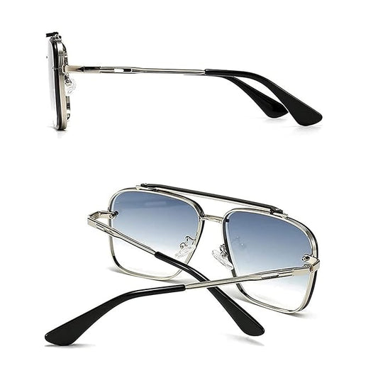 Zest Protected Driving Gradient Square | Metal Body | Sunglasses for Men