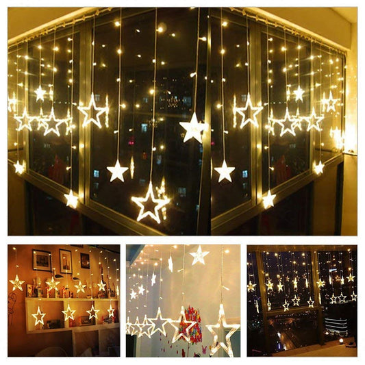 Zest 12 Star LED Lights – Diwali & Christmas Decoration for Home Decor
