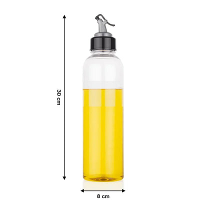 Zest Plastic Oil Dispenser – 1L Capacity with Lid & Drip-Free Design | Plastic with Lid & Drip-Free Spout