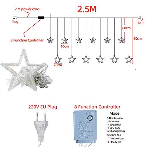 Zest 12 Star LED Lights – Diwali & Christmas Decoration for Home Decor