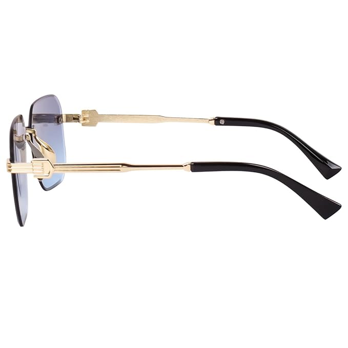Zest UV Protected Rimless Sunglasses| Men and Women Unisex ZESG90
