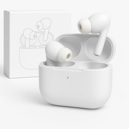 Zest Wireless Earbuds | Bluetooth 5.1 TWS, Touch Control, Super Bass LED Display, Deep Bass, Sports Headset (White) I ZSNGG09