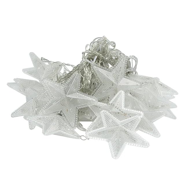 Purple Tree Star Curtain LED String Lights (3m V Shape) – Decorative Fairy Lights for Diwali, Christmas, Weddings, Parties & Home Decor