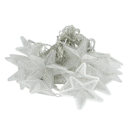 Purple Tree Star Curtain LED String Lights (3m V Shape) – Decorative Fairy Lights for Diwali, Christmas, Weddings, Parties & Home Decor