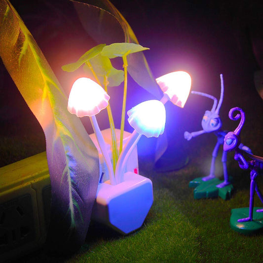 Zest Home Decor Mushroom Lamp Automatic Light Multi-Color Changing Best Night Avatar Bulbs for Home, Bedroom Decoration Kids Favourite Birthday and Party Return Gifts