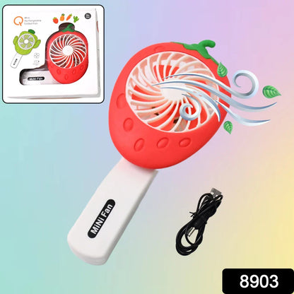 Zest Portable Handheld Mini Fan – Rechargeable, Lightweight & Stylish | Rechargeable, Travel-Friendly Cooling in Mix Colours