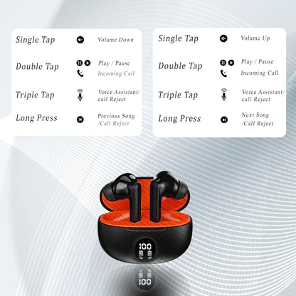 Zest Cube TWS Earbuds | 30H Playtime, Bluetooth 5.3, Noise Isolation, Type-C Fast Charging, IPX4 I ZSNGG5