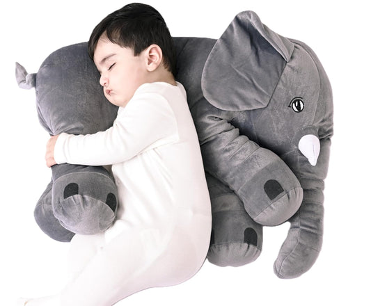 Zest Large Elephant Soft Toy | Plush Hugging Toy for Boys & Girls | Fibre-Filled & Cuddly