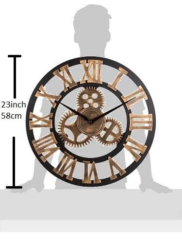 Custom Rotating Wooden Wall Clock – High-Quality Modern Home Decoration