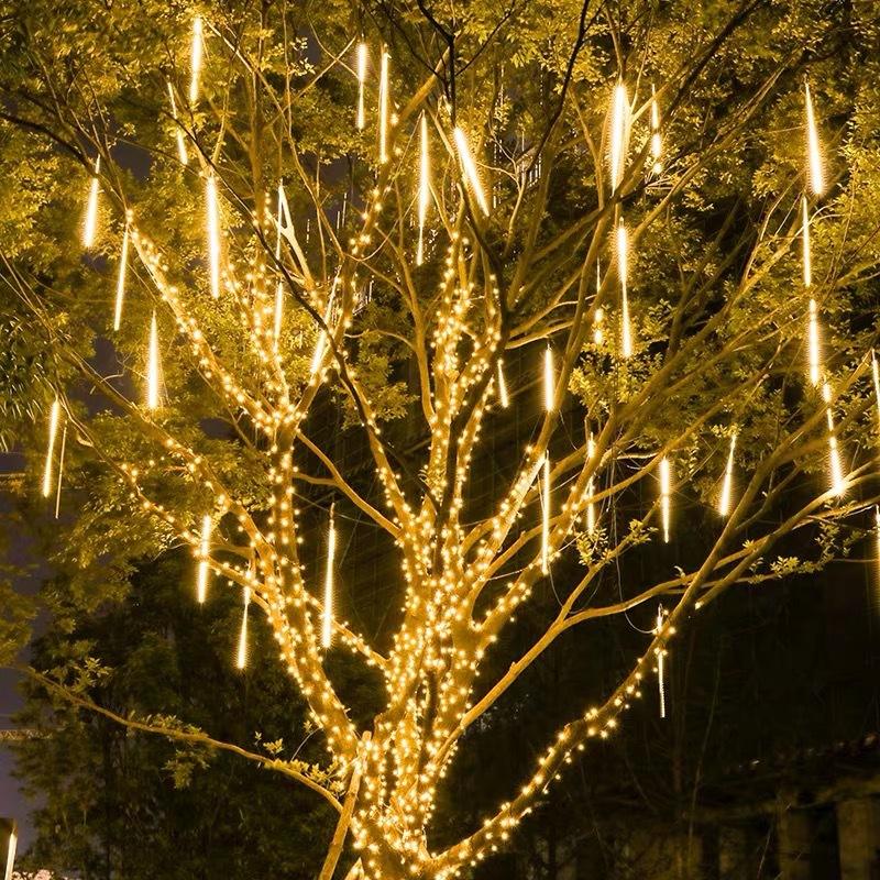Meteor Shower LED String Lights – Waterproof Snowfall Fairy Lights For Christmas, Garden & Wedding