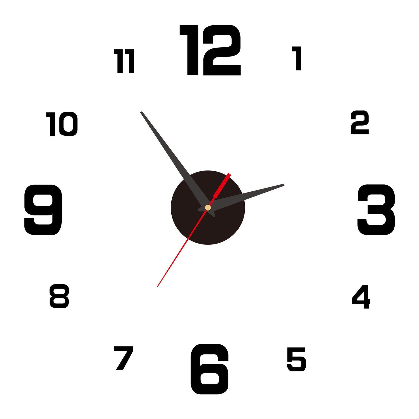 3D Luminous Digital Analog Wall Clock – Stylish LED Display With Glow Feature