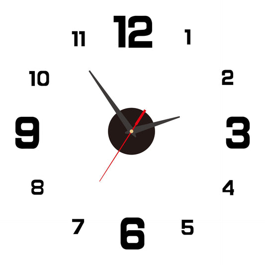 3D Luminous Digital Analog Wall Clock – Stylish LED Display With Glow Feature
