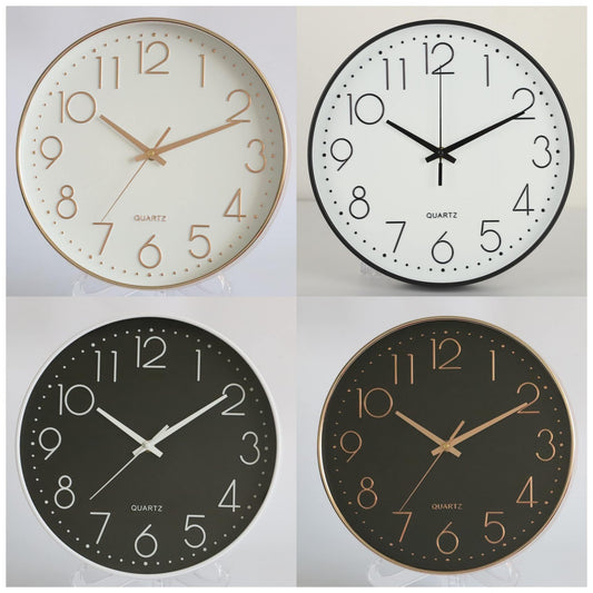 12 Inch 3D Mute Wall Clock – Modern Creative Home & Living Room Decor