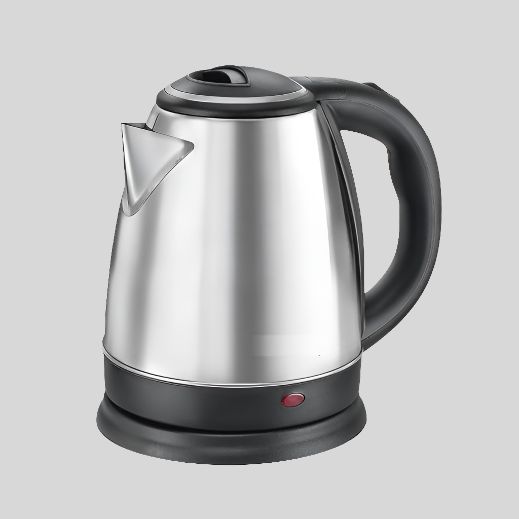 Zest 1.5L Stainless Steel Electric Kettle | Auto Shut-Off, 360° Swivel Base, Multipurpose Use